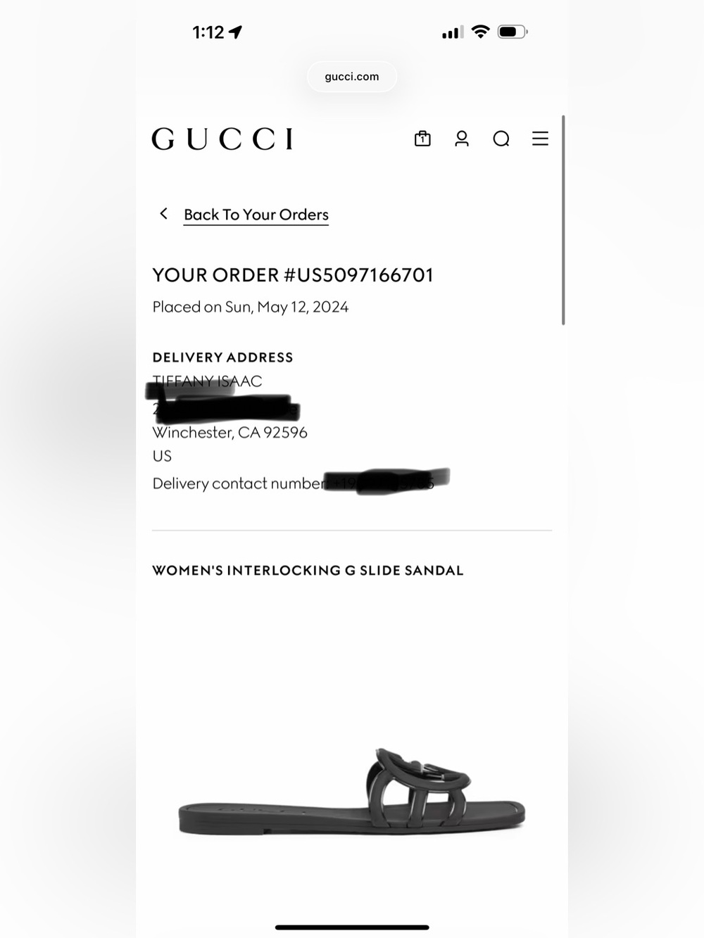Gucci Women's Interlocking G slide sandal - Picture 10 of 12